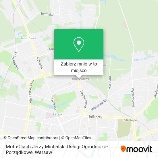 Mapa Moto-Ciach Jerzy Michalski Usługi Ogrodniczo-Porządkowe