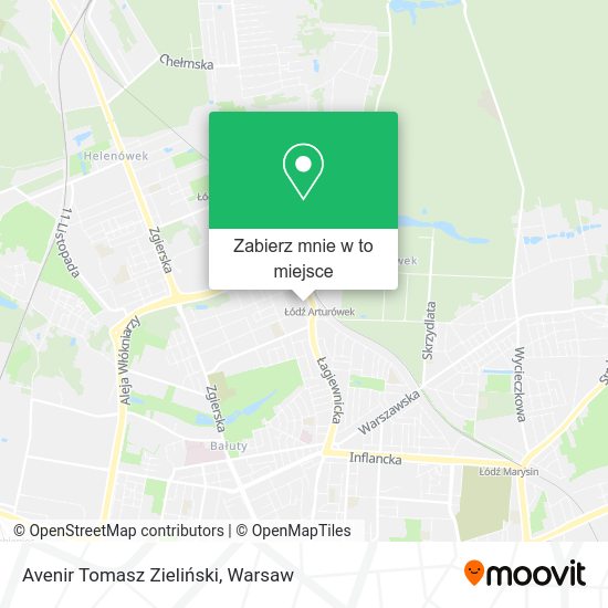 Mapa Avenir Tomasz Zieliński