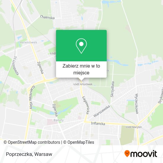 Mapa Poprzeczka