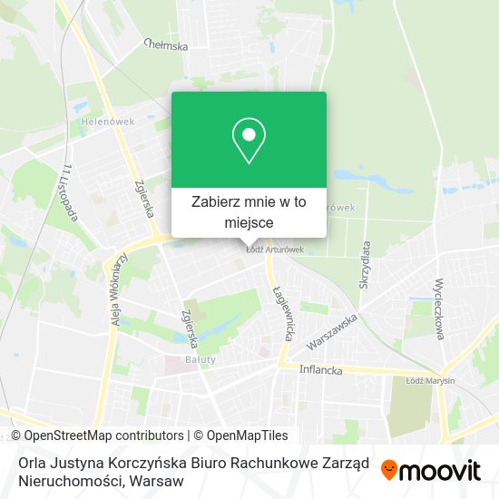 Mapa Orla Justyna Korczyńska Biuro Rachunkowe Zarząd Nieruchomości