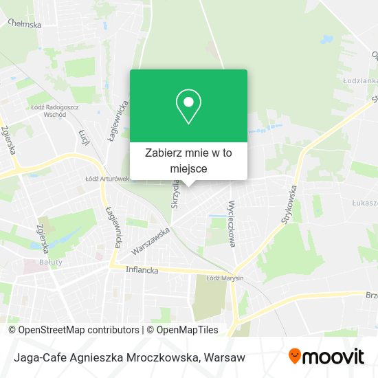 Mapa Jaga-Cafe Agnieszka Mroczkowska