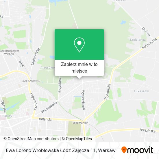 Mapa Ewa Lorenc Wróblewska Łódź Zajęcza 11