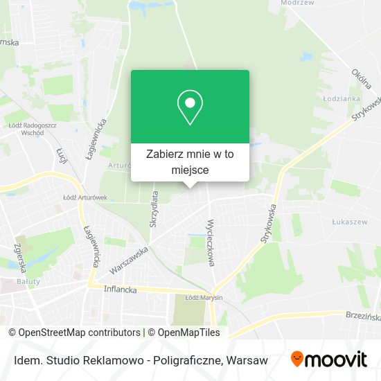 Mapa Idem. Studio Reklamowo - Poligraficzne