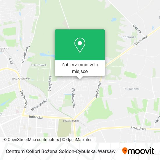 Mapa Centrum Colibri Bożena Sołdon-Cybulska