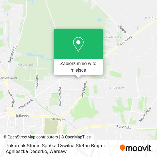 Mapa Tokamak Studio Spółka Cywilna Stefan Brajter Agnieszka Dederko