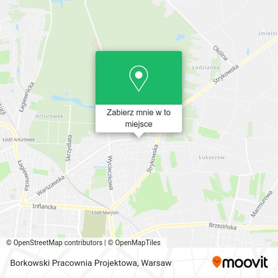 Mapa Borkowski Pracownia Projektowa