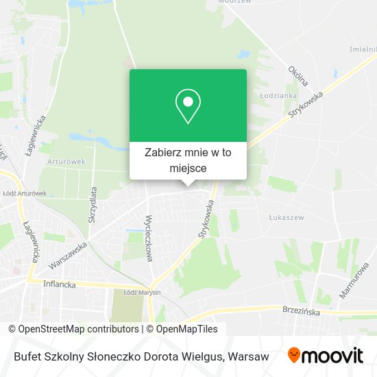 Mapa Bufet Szkolny Słoneczko Dorota Wielgus