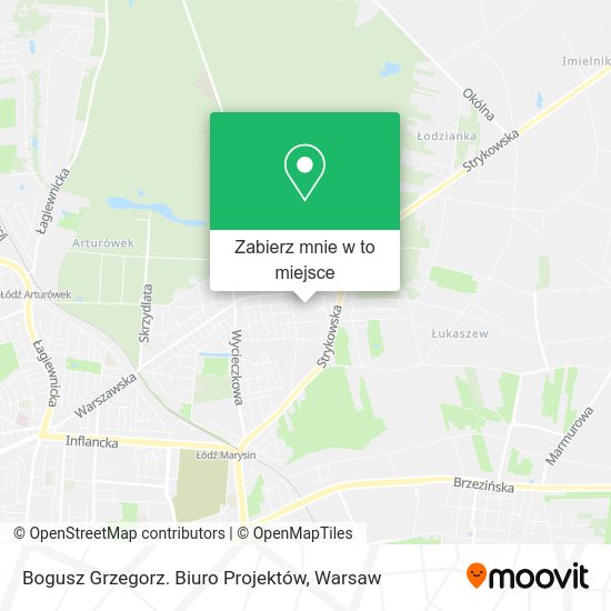 Mapa Bogusz Grzegorz. Biuro Projektów