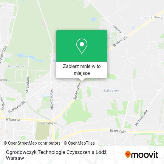 Mapa Ogrodowczyk Technologie Czyszczenia Łódź