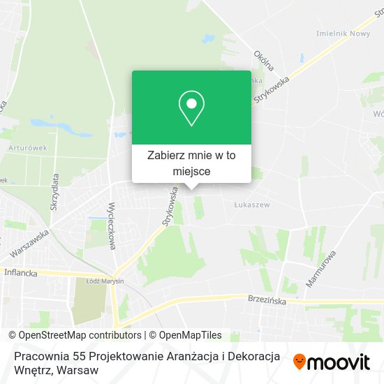 Mapa Pracownia 55 Projektowanie Aranżacja i Dekoracja Wnętrz