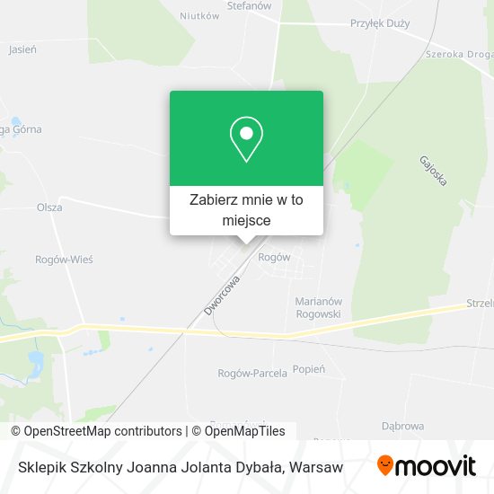 Mapa Sklepik Szkolny Joanna Jolanta Dybała