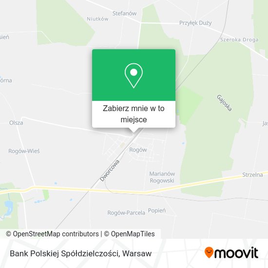 Mapa Bank Polskiej Spółdzielczości