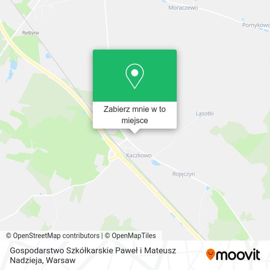 Mapa Gospodarstwo Szkółkarskie Paweł i Mateusz Nadzieja