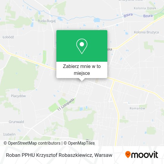 Mapa Roban PPHU Krzysztof Robaszkiewicz