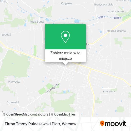 Mapa Firma Tramy Pułaczewski Piotr