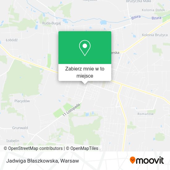 Mapa Jadwiga Błaszkowska