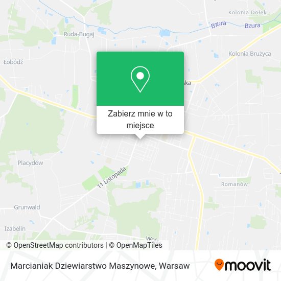 Mapa Marcianiak Dziewiarstwo Maszynowe