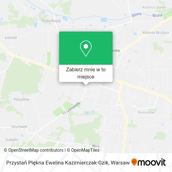 Mapa Przystań Piękna Ewelina Kazimierczak-Gzik