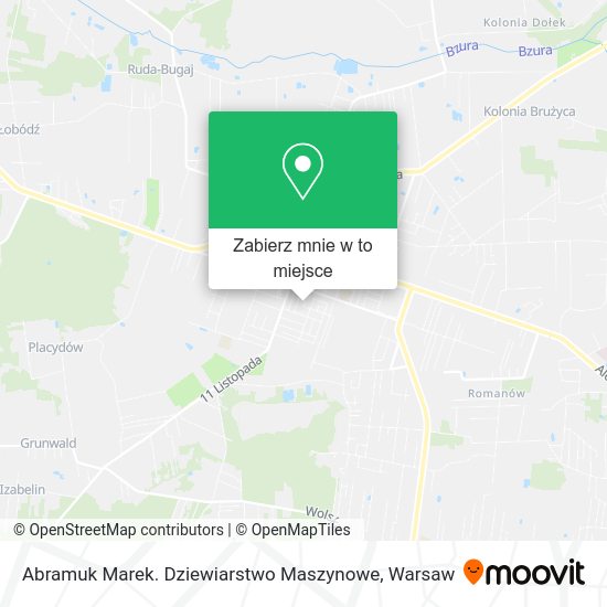 Mapa Abramuk Marek. Dziewiarstwo Maszynowe