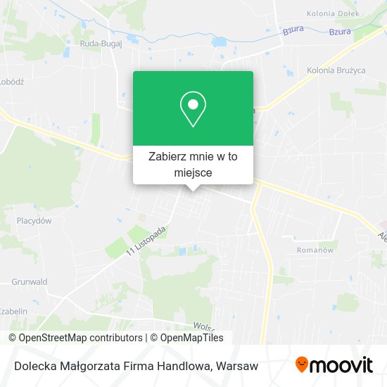 Mapa Dolecka Małgorzata Firma Handlowa