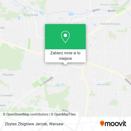 Mapa Zbytex Zbigniew Jerzak