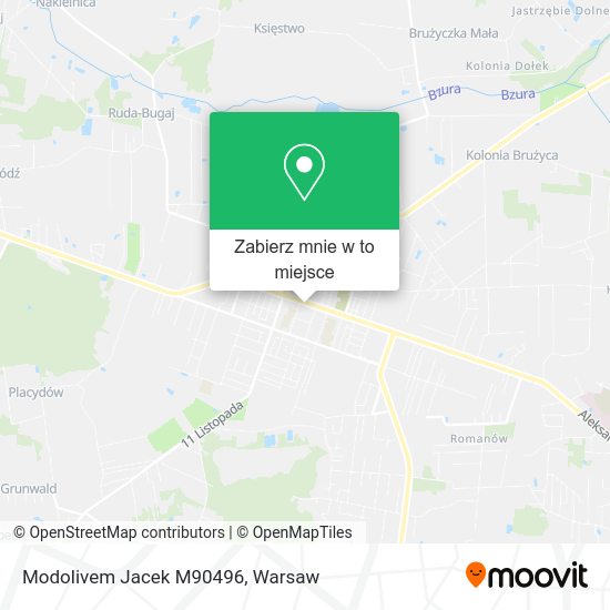 Mapa Modolivem Jacek M90496