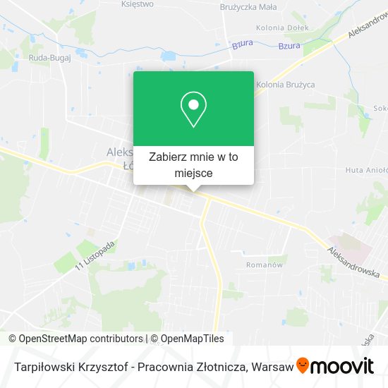 Mapa Tarpiłowski Krzysztof - Pracownia Złotnicza