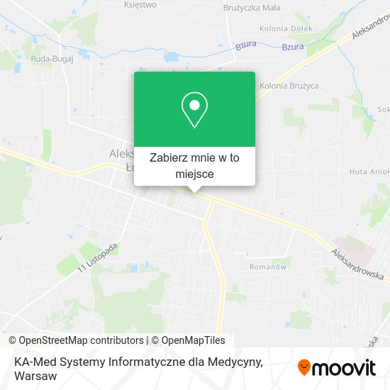 Mapa KA-Med Systemy Informatyczne dla Medycyny