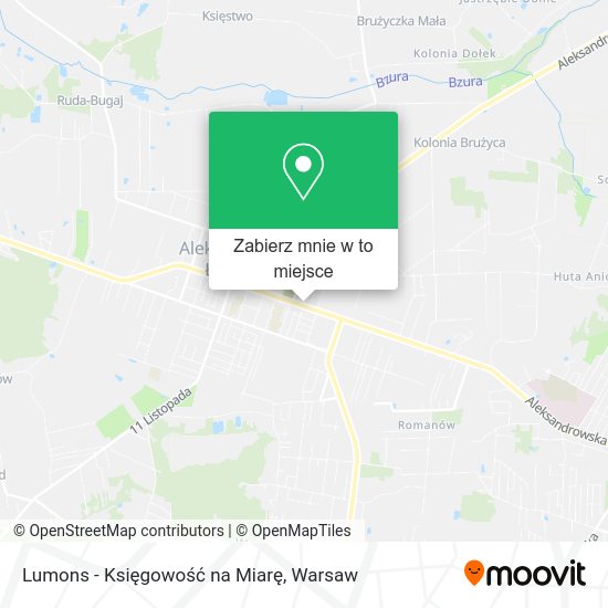 Mapa Lumons - Księgowość na Miarę