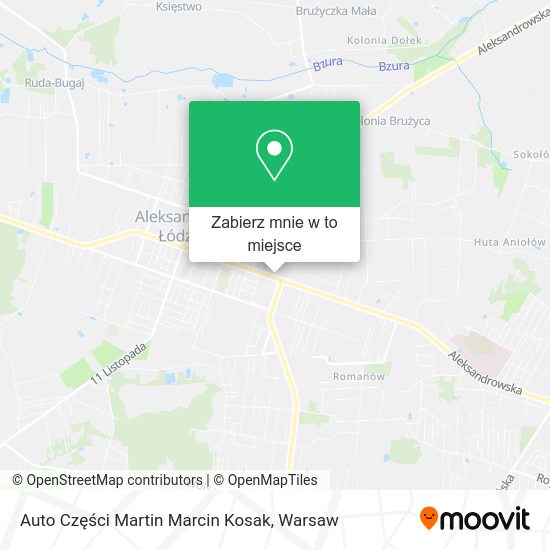 Mapa Auto Części Martin Marcin Kosak