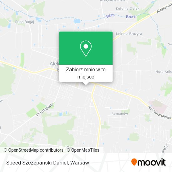 Mapa Speed Szczepanski Daniel