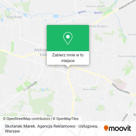 Mapa Skotarski Marek. Agencja Reklamowo - Usługowa