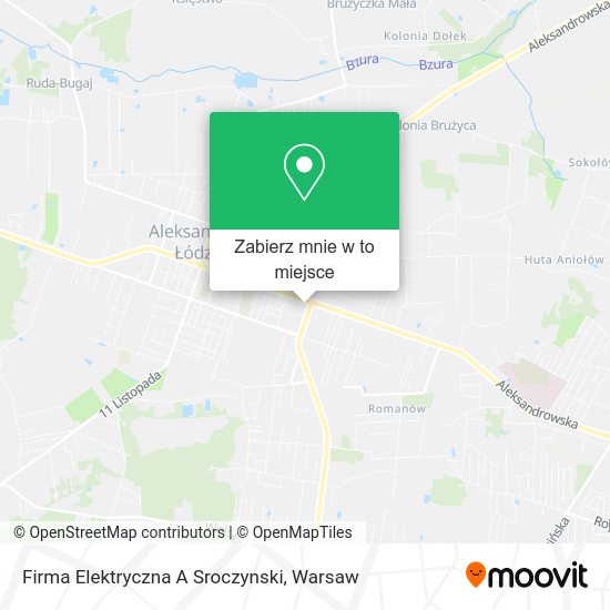 Mapa Firma Elektryczna A Sroczynski