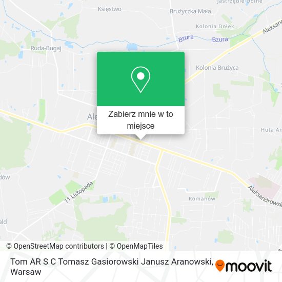 Mapa Tom AR S C Tomasz Gasiorowski Janusz Aranowski