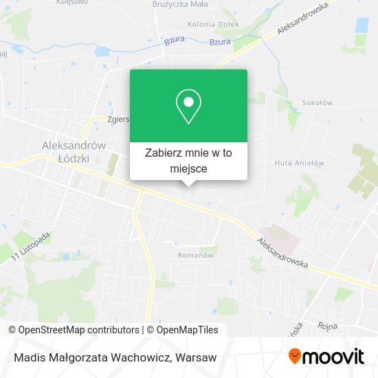 Mapa Madis Małgorzata Wachowicz