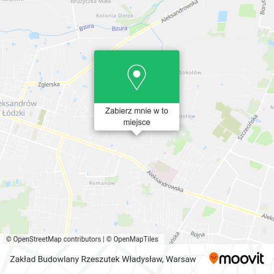 Mapa Zakład Budowlany Rzeszutek Władysław