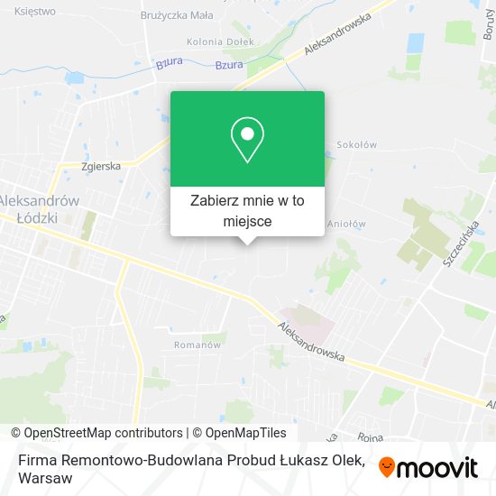 Mapa Firma Remontowo-Budowlana Probud Łukasz Olek