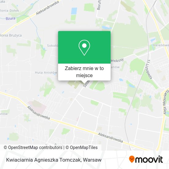 Mapa Kwiaciarnia Agnieszka Tomczak