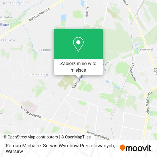 Mapa Roman Michalak Serwis Wyrobów Preizolowanych