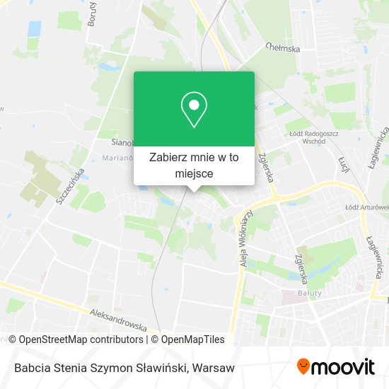 Mapa Babcia Stenia Szymon Sławiński