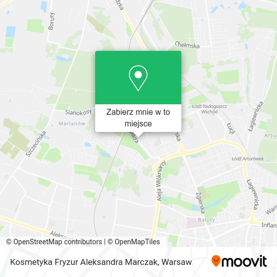 Mapa Kosmetyka Fryzur Aleksandra Marczak