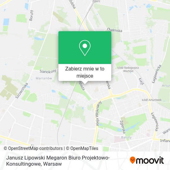 Mapa Janusz Lipowski Megaron Biuro Projektowo-Konsultingowe