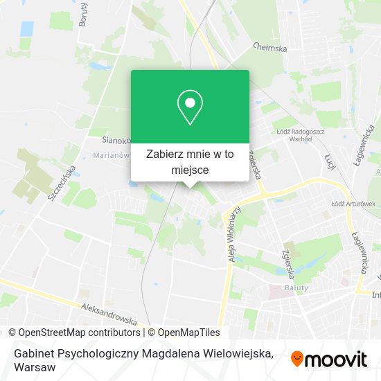 Mapa Gabinet Psychologiczny Magdalena Wielowiejska