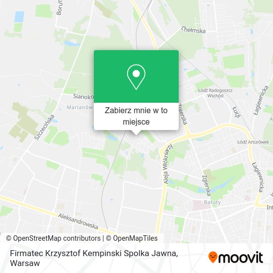 Mapa Firmatec Krzysztof Kempinski Spolka Jawna