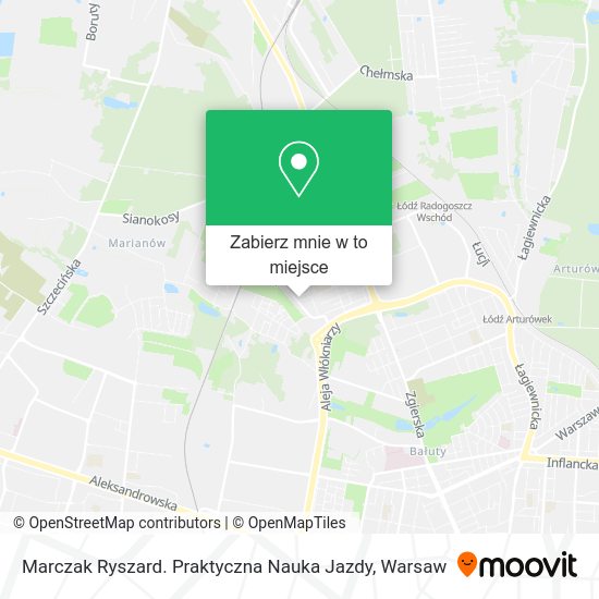 Mapa Marczak Ryszard. Praktyczna Nauka Jazdy