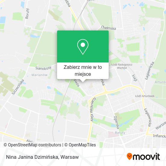 Mapa Nina Janina Dzimińska