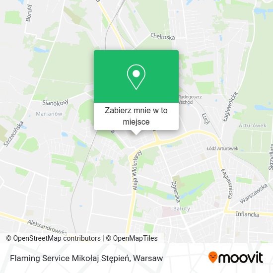 Mapa Flaming Service Mikołaj Stępień