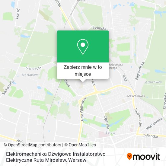 Mapa Elektromechanika Dźwigowa Instalatorstwo Elektryczne Ruta Mirosław