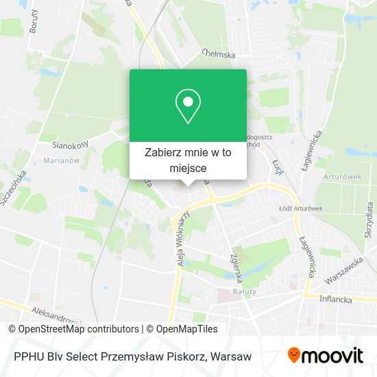 Mapa PPHU Blv Select Przemysław Piskorz