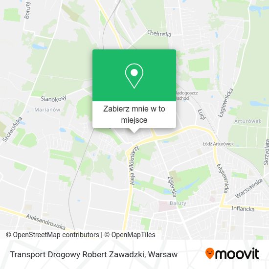 Mapa Transport Drogowy Robert Zawadzki